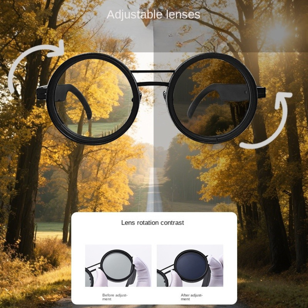 VarioLens™ | Gafas de Sol ND9 con Filtro Giratorio Continuo
