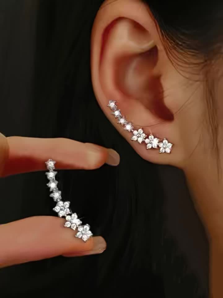 Pendientes florales atemporales