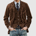 Thomas - Chaqueta y chaleco vintage de estilo clásico