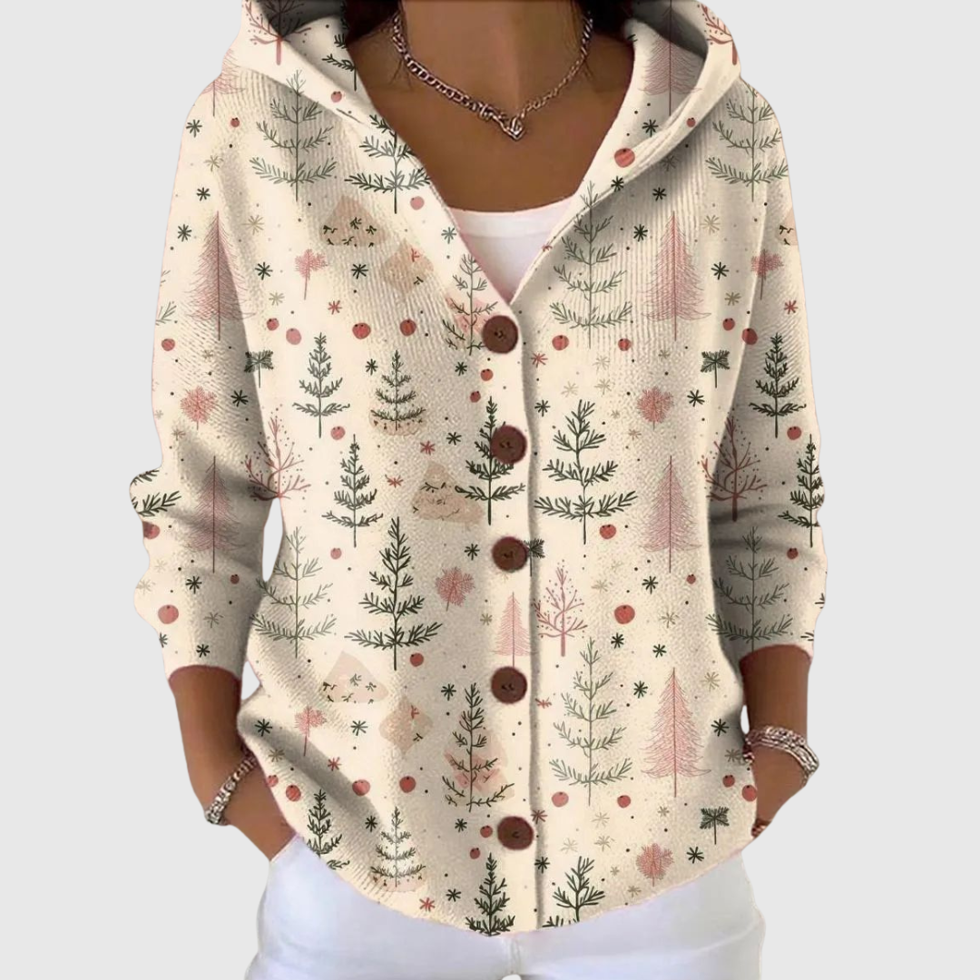 Marcella | Chaqueta de Punto con Capucha