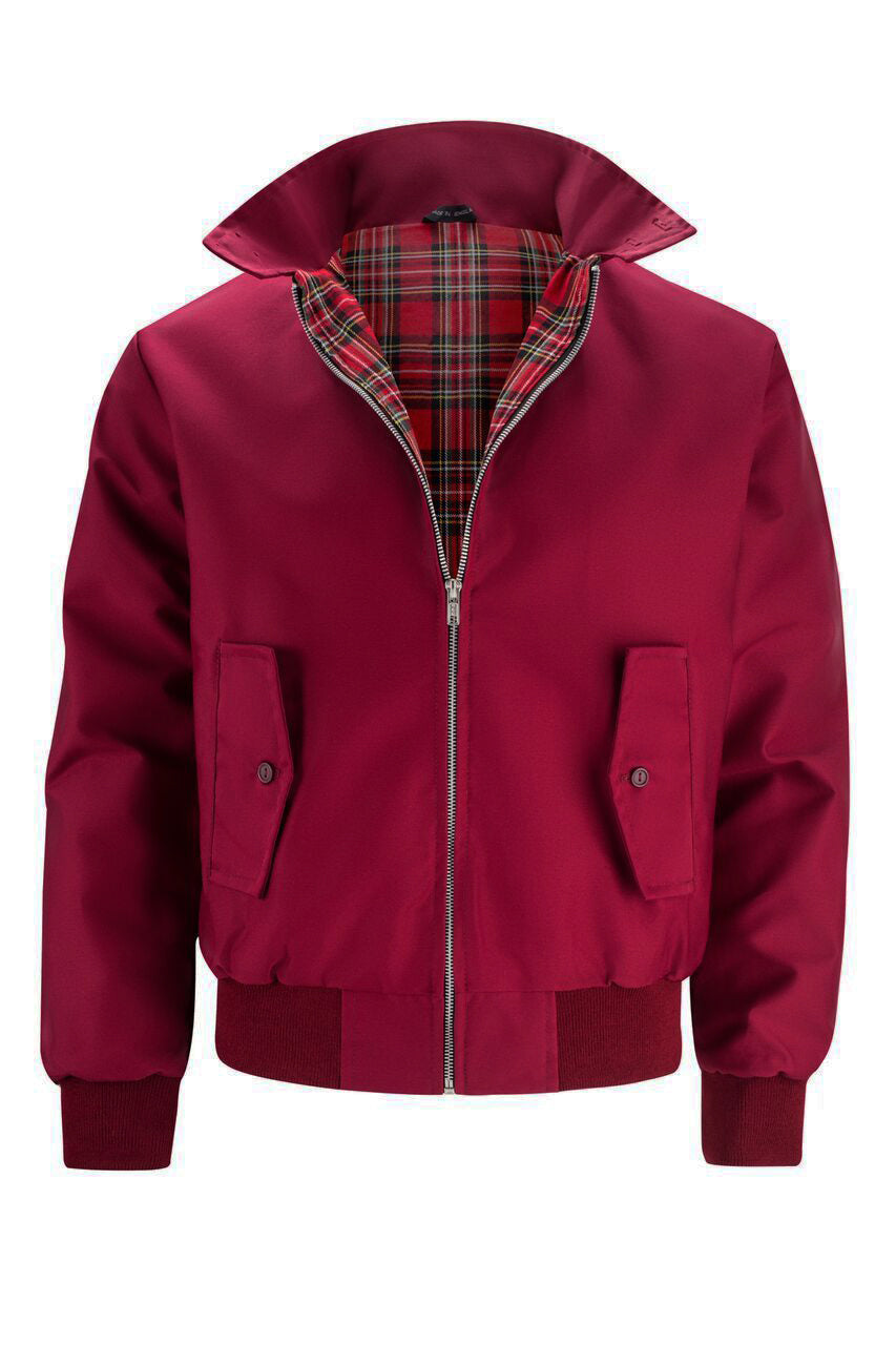 Harryson | Chaqueta Harrington con Forro de Tartán