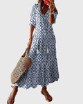 Emelie – Vestido maxi desenfadado con estampado bohemio