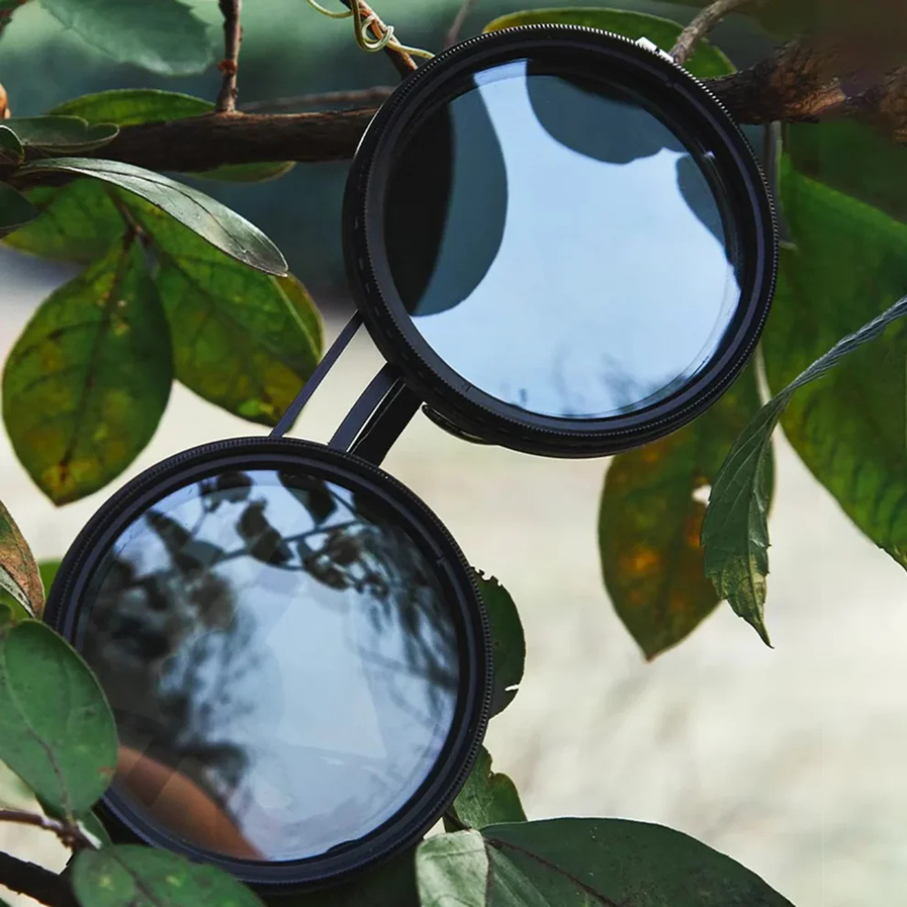 VarioLens™ | Gafas de Sol ND9 con Filtro Giratorio Continuo