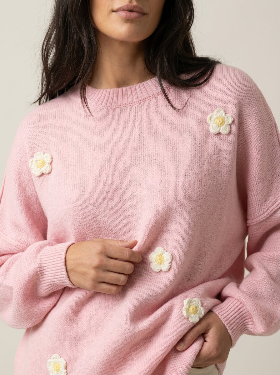 Luno – Sudadera Pullover con Flores