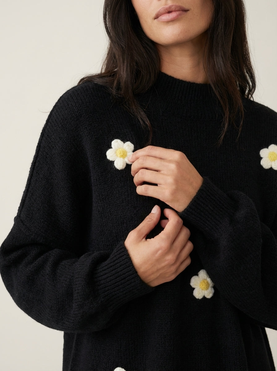Luno – Sudadera Pullover con Flores