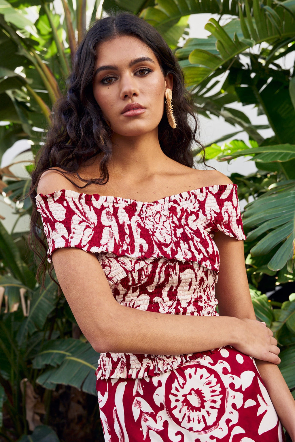 Blusa Multiposición Terra Rojo