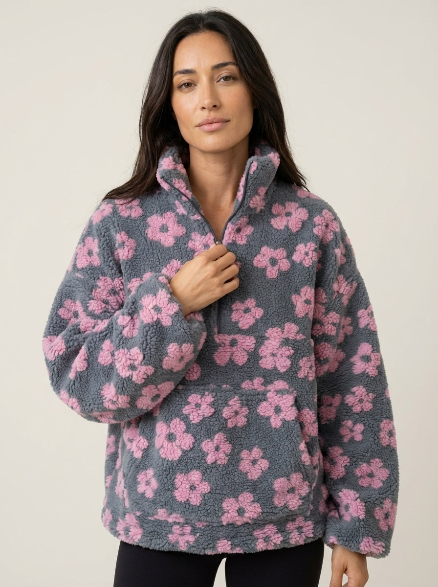Daisy – Sudadera Fleece Bloom