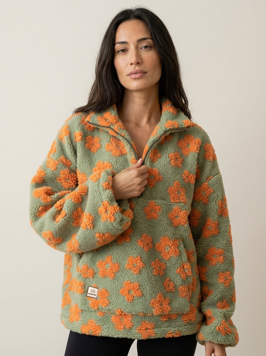 Daisy – Sudadera Fleece Bloom