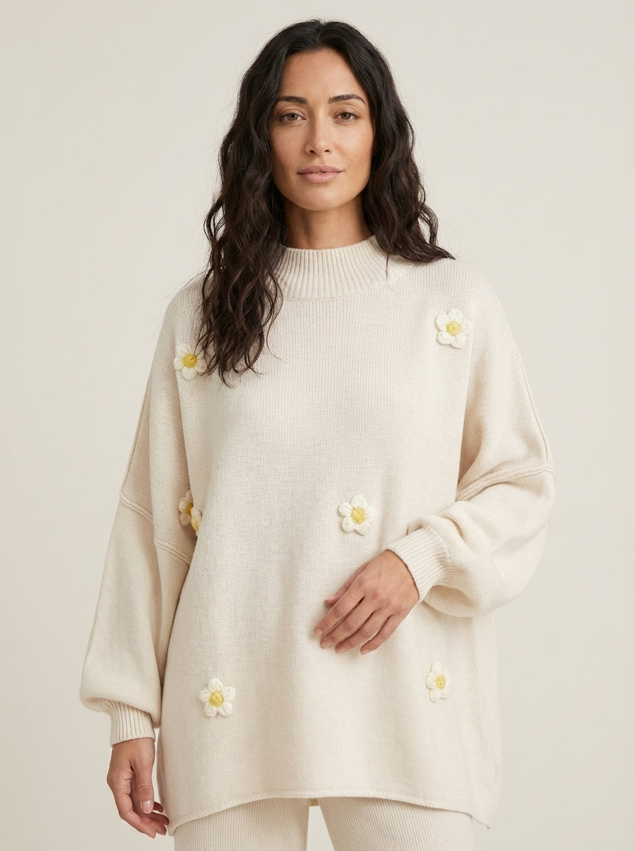 Luno – Sudadera Pullover con Flores