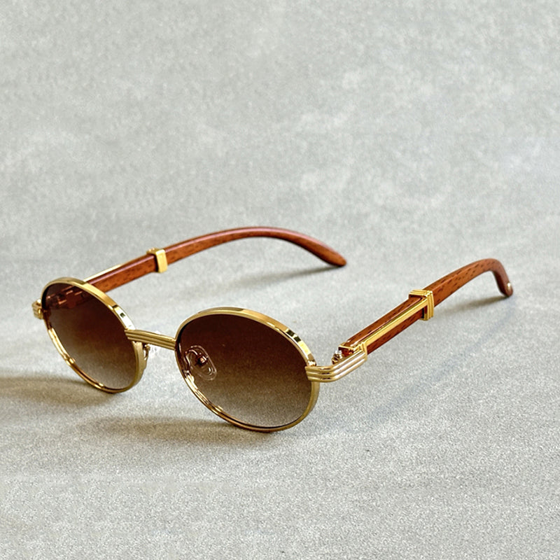 Teyro™ | Gafas de Sol de Madera con Cristales Degradados