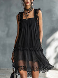 Maya | Mini Vestido de Muselina de Lunares