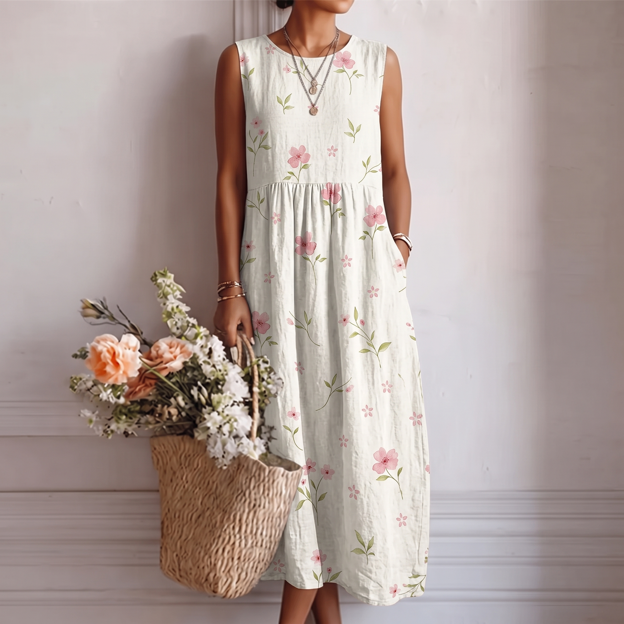 Ellie | Vestido Midi para el Día a Día