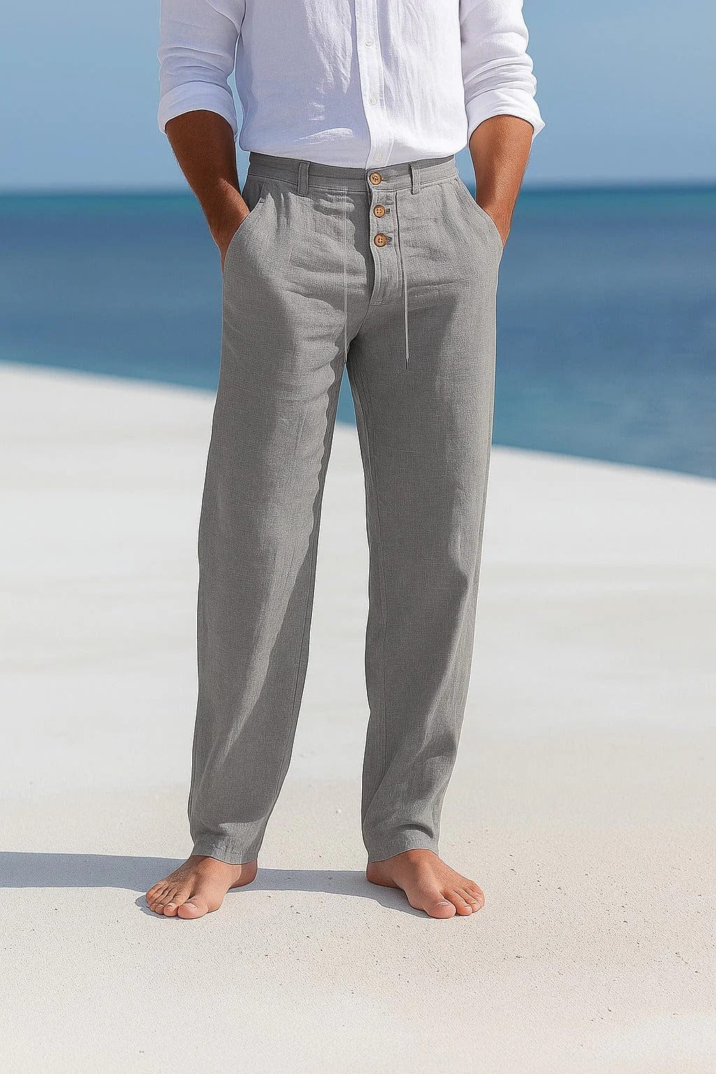 Pantalon de lino toscano
