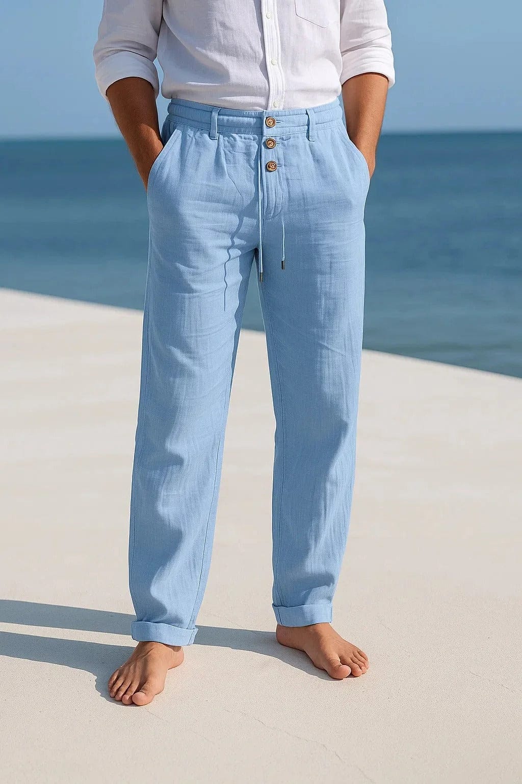 Pantalon de lino toscano