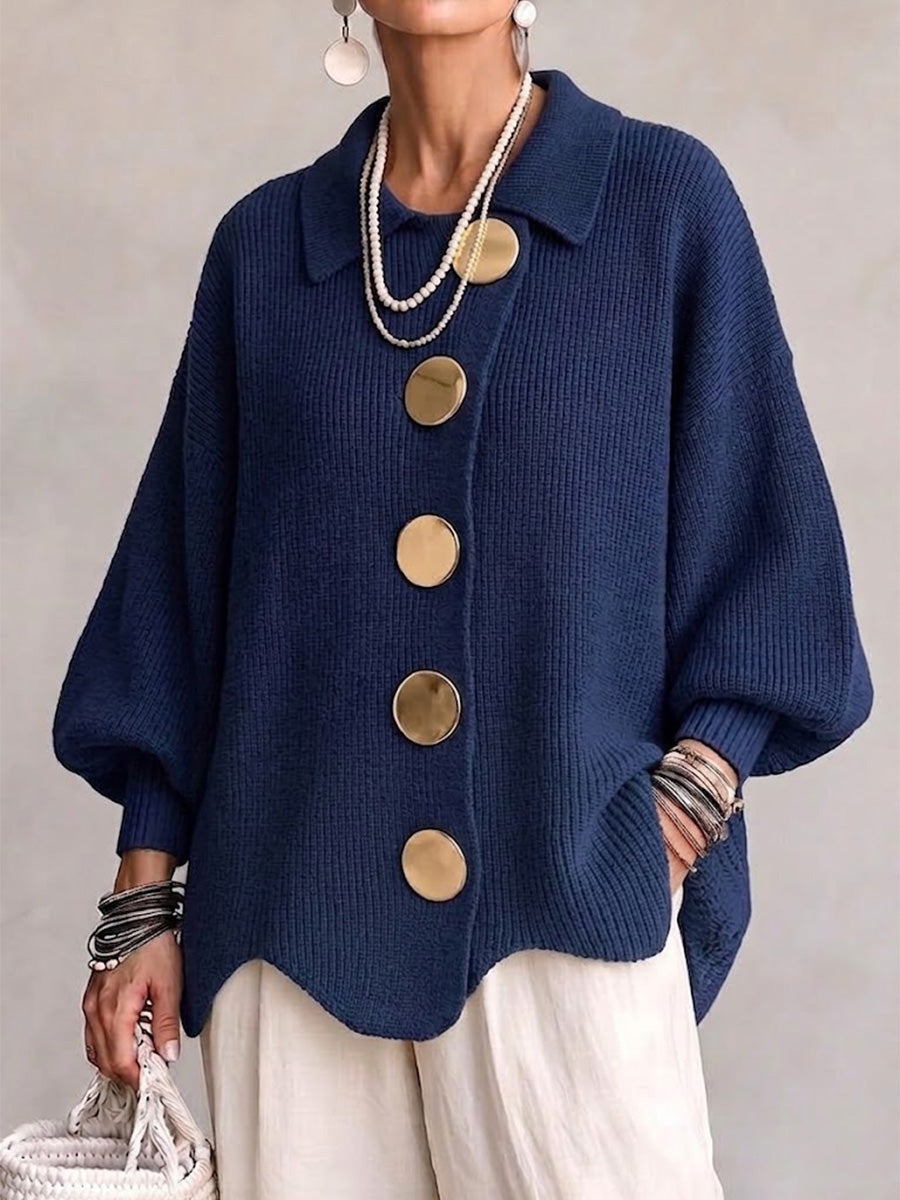 Victoire cárdigan Azul Marino