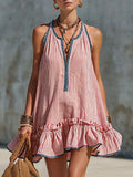 Harper | Mini Vestido de Rayas sin Mangas