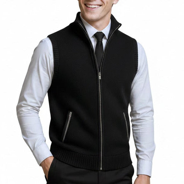 Harlain - Chaleco con cremallera elegancia y confort atemporal